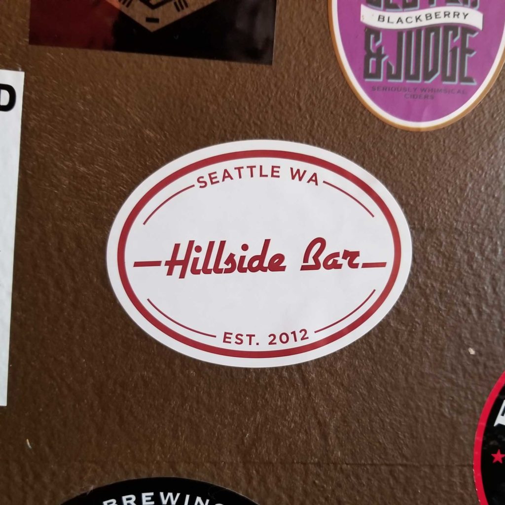 Hillside Logo Patch Red Hillside Bar
