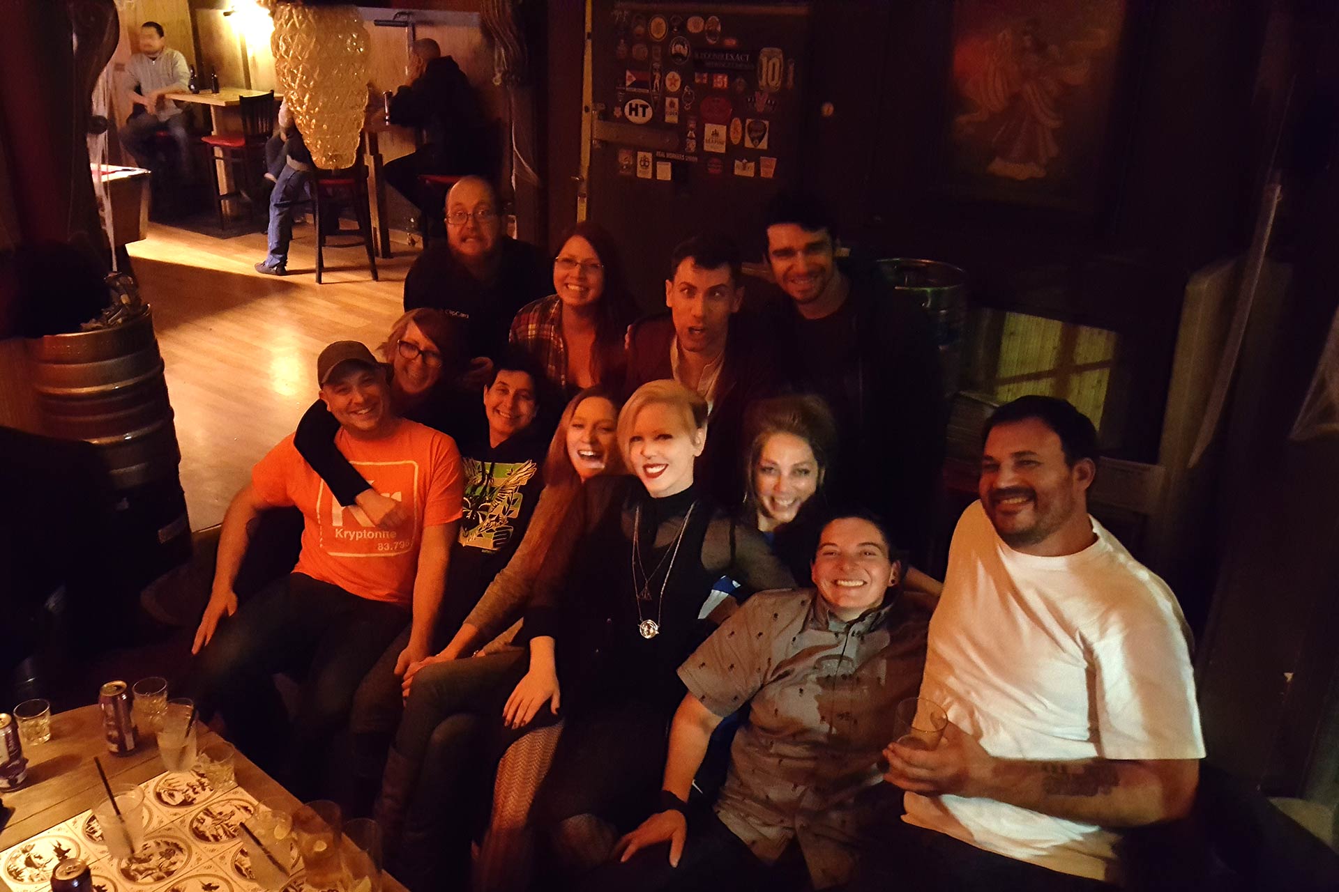 Hillside Large Parties Large groups have a great time in our party room.