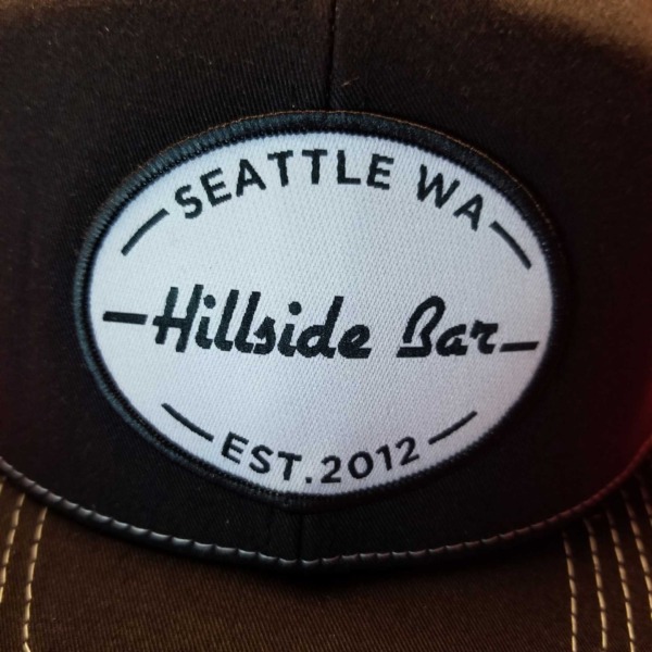Hillside Trucker Hat Black Front