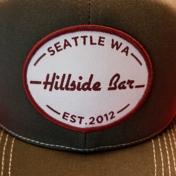 Hillside Trucker Hat Gray Front